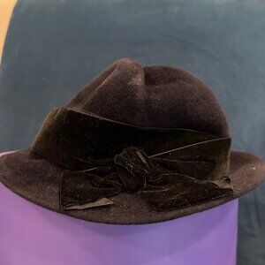 Black Bowler-ish Hat